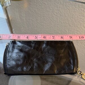 HOBO Black leather eyeglass case